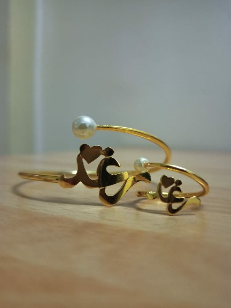 خاتم وإسوارة لولو للنساء للبيع في دمشق